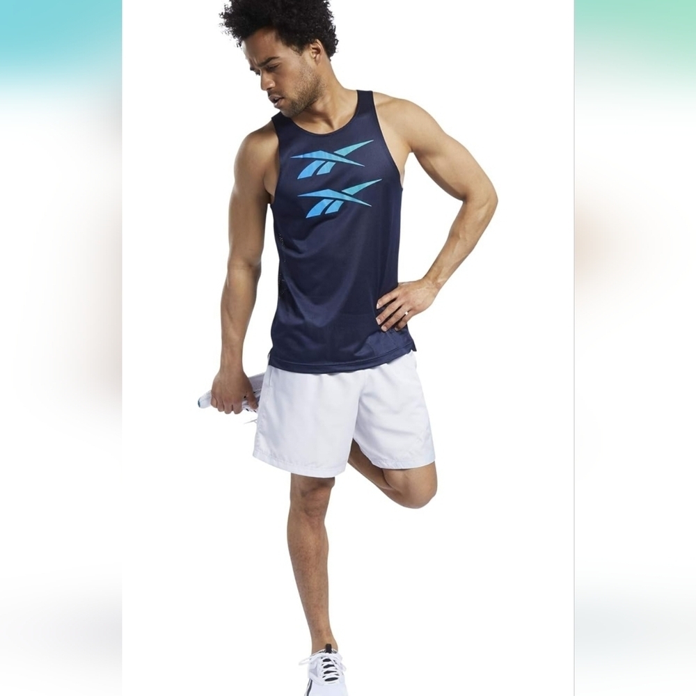 Reebok Reecycle Men's Light Gray Woven Shorts Medium M